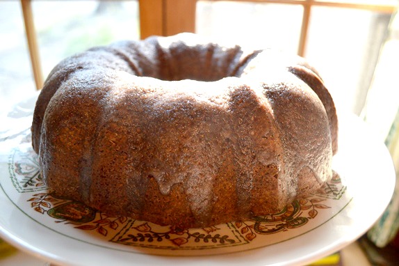 Apricot Brandy Bunt Cake 