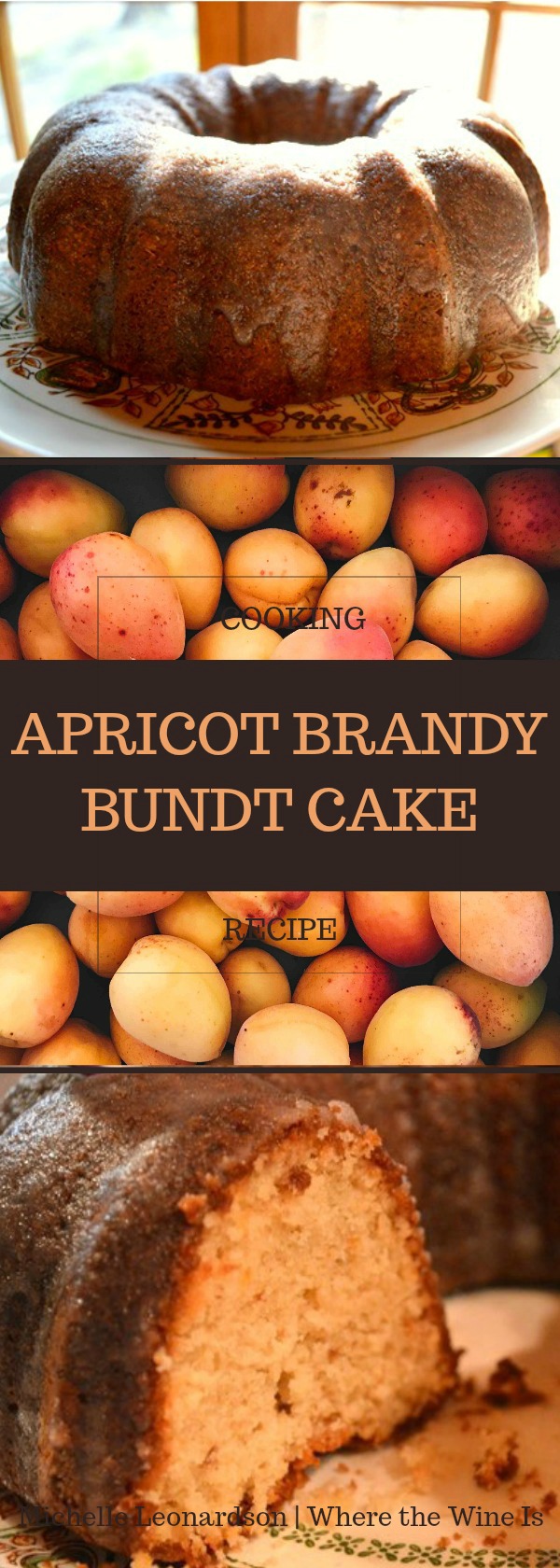 The addition of apricot brandy makes this the BEST Bundt cake recipe ever! This apricot brandy Bundt cake is a decadent dessert you'll love!