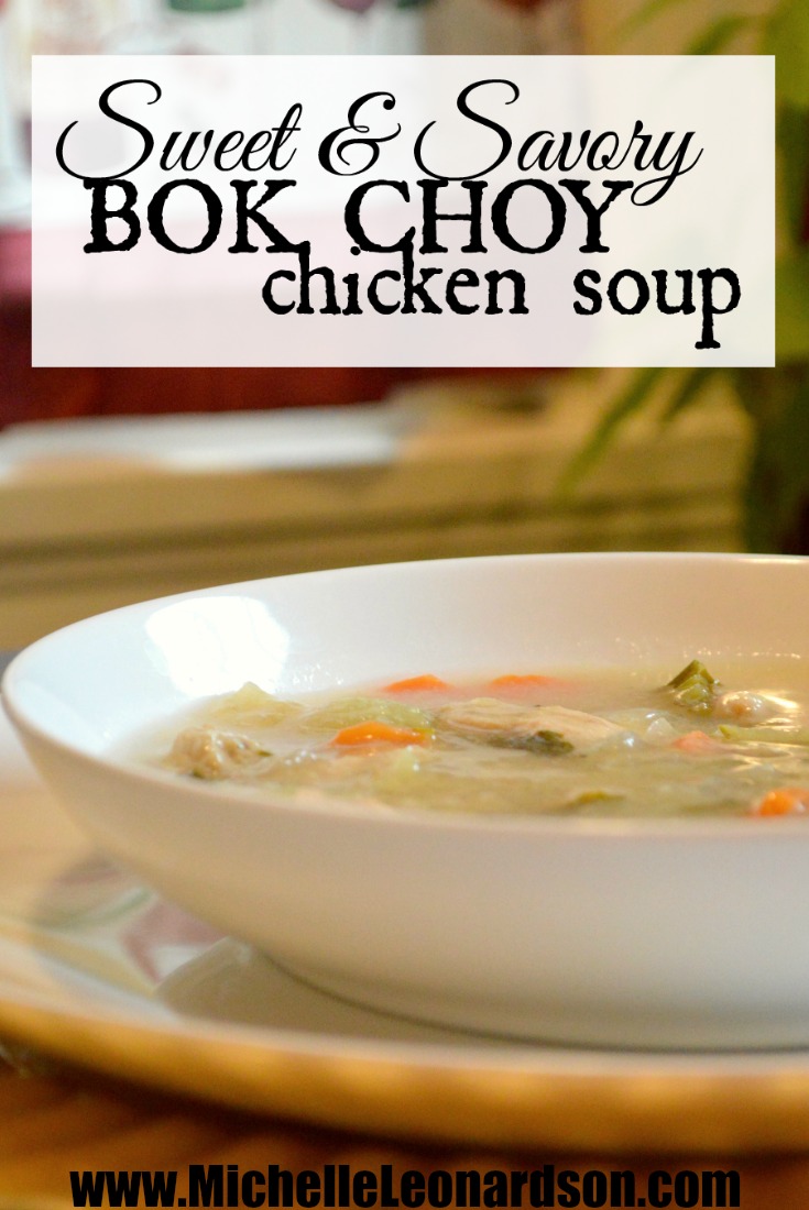 This sweet and savory bok choy chicken soup is so delicious you'll be craving it year round! Learn how to use bok choy to bring together surprising ingredients that the whole family will love!