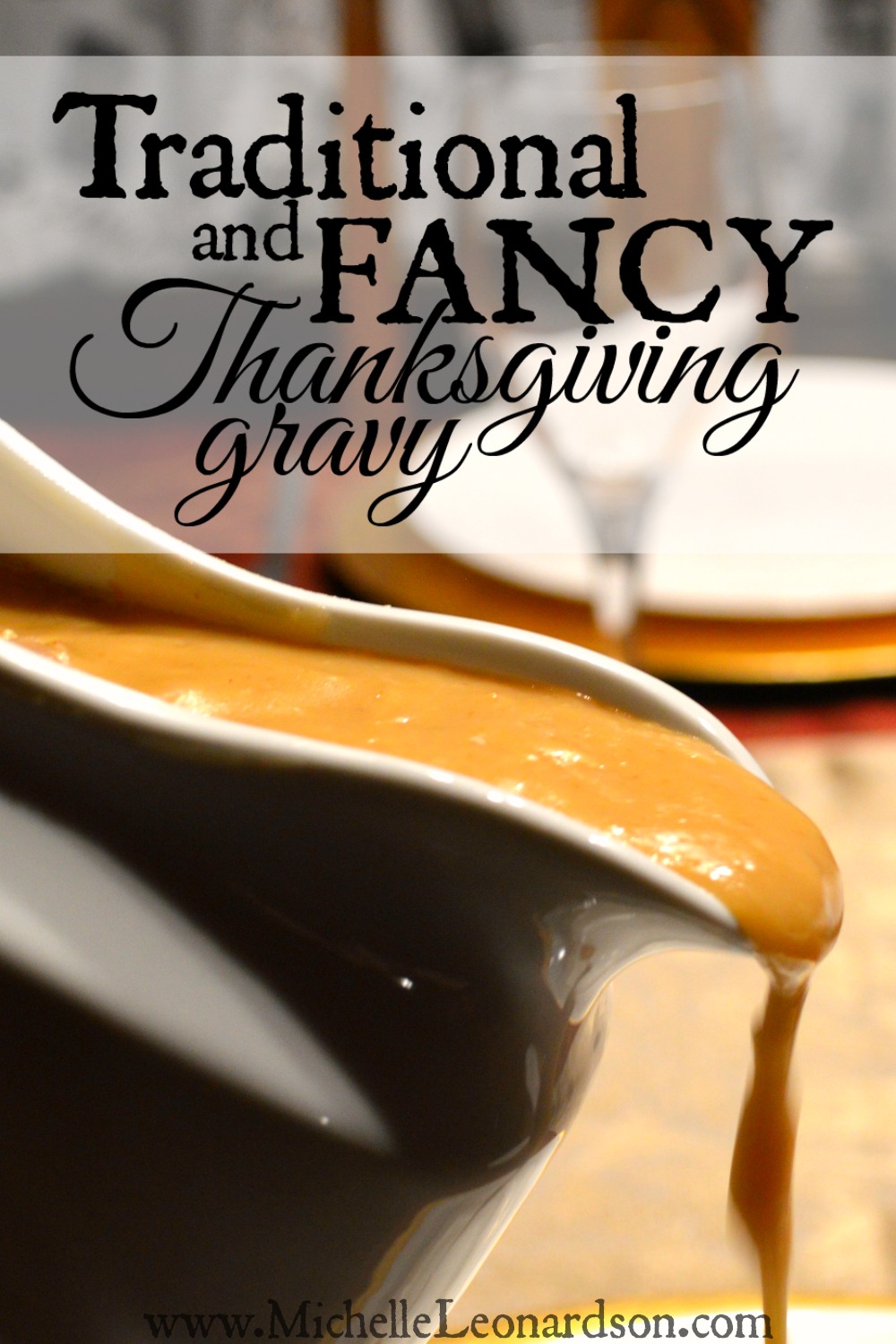 Tired of running out of gravy on Thanksgiving? Why not make TWO versions of the holiday favorite! It may sound complicated but making a traditional gravy along with the fancy style is actually pretty easy and totally fun, because WINE!