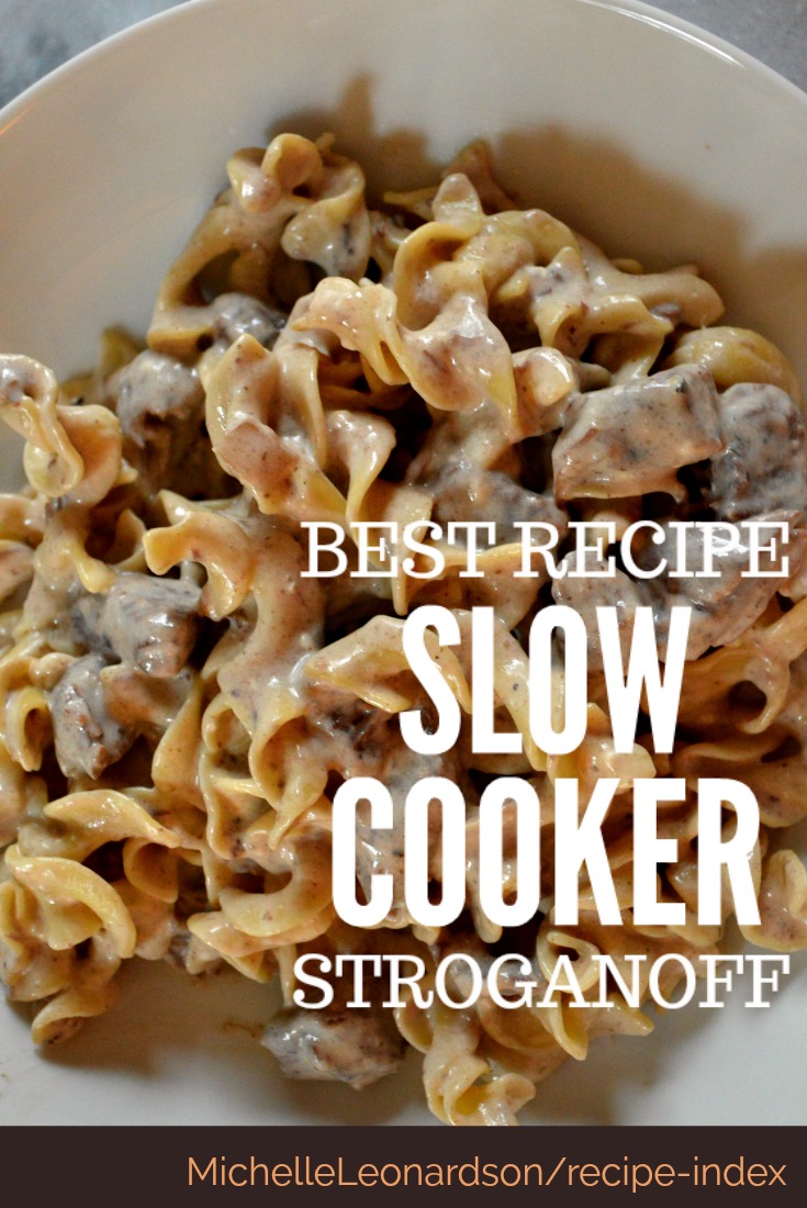 Slow Cooker Beef Stroganoff