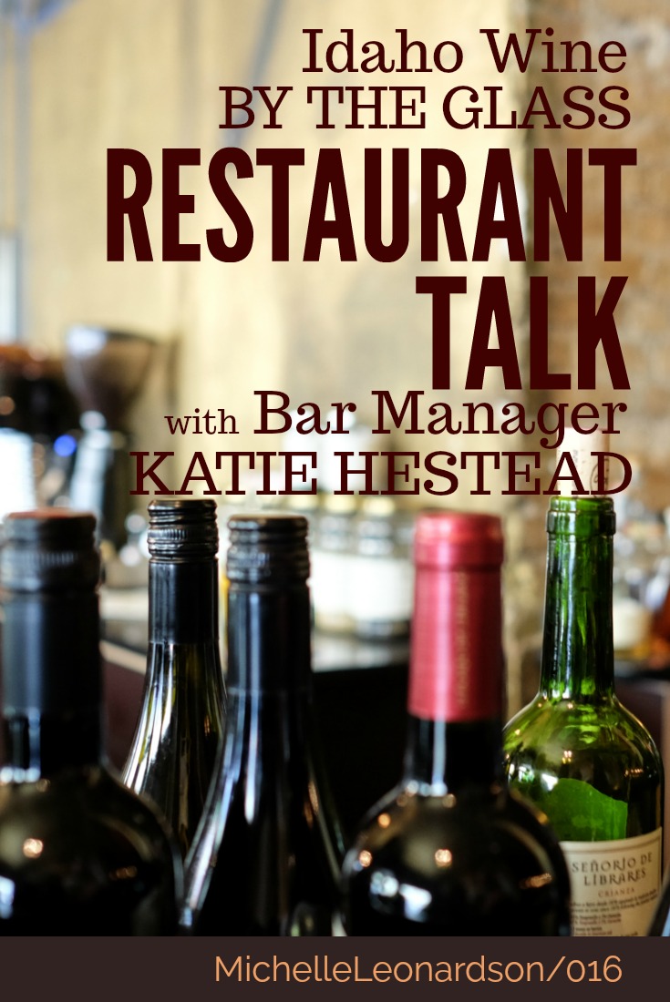 In this episode meet Katie Hestead of Richard's fine dining restaurant in Boise, ID as she talks about the role of Idaho wine in the restaurant industry.