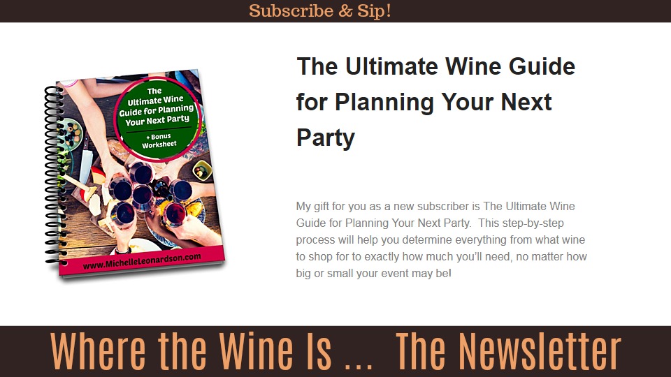 Subscribe to the Where the Wine Is newsletter!